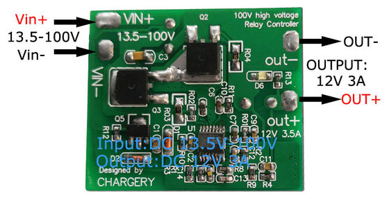 Automotive LiTo Battery Buck Boost Converter 100v 12V 4A