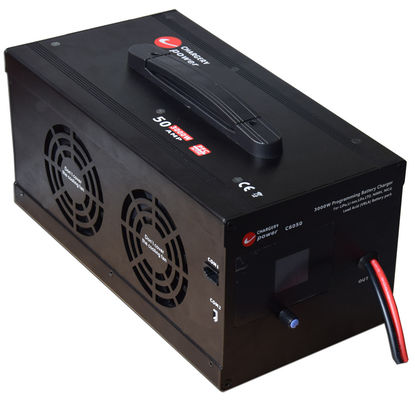48V 3000W 13S LiPo, NMC, LiFe, LiTo, Pb, VRLA Lead acid AGM, GEL Battery Charger for e-bike, electric motorcycle 1-55A