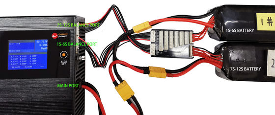 LiFe Pb NMC LiTO Lipo Battery Charger Discharger 1S-12S 40A