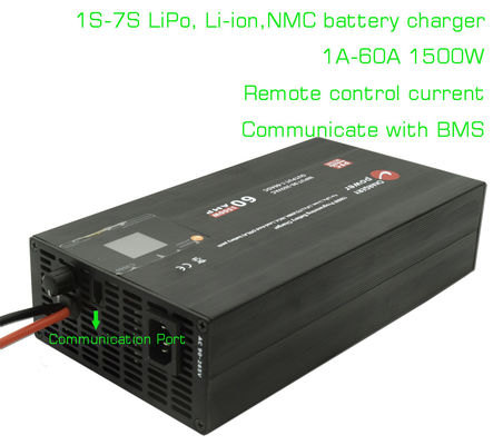 29.4V 7S LiPo NCM Battery Charger For  Lithium Batteries 1A To 60A Adjustable