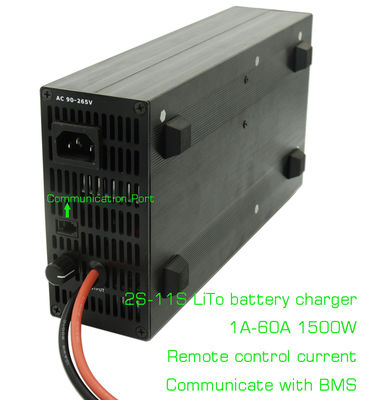 Adjustable 29.7V 11S LTO Battery Charger For E Motorcycle E Scooter 1A-60A
