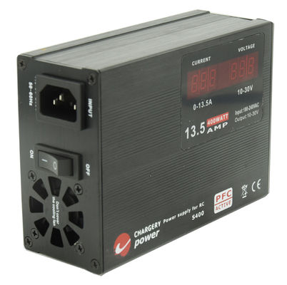 RoHS Certificated SMPS Type Battery Charger UAV 13A 30V 400W