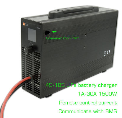 58.4V Vrla LFP Lithium Lifepo4 Battery Charger 8S 12S 16S 18S Customized