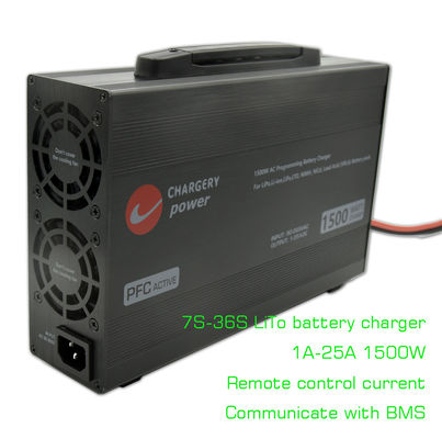97.2V 36S LTO Lipo Ac To Dc Battery Charger 100V-240V RoHS Certificated